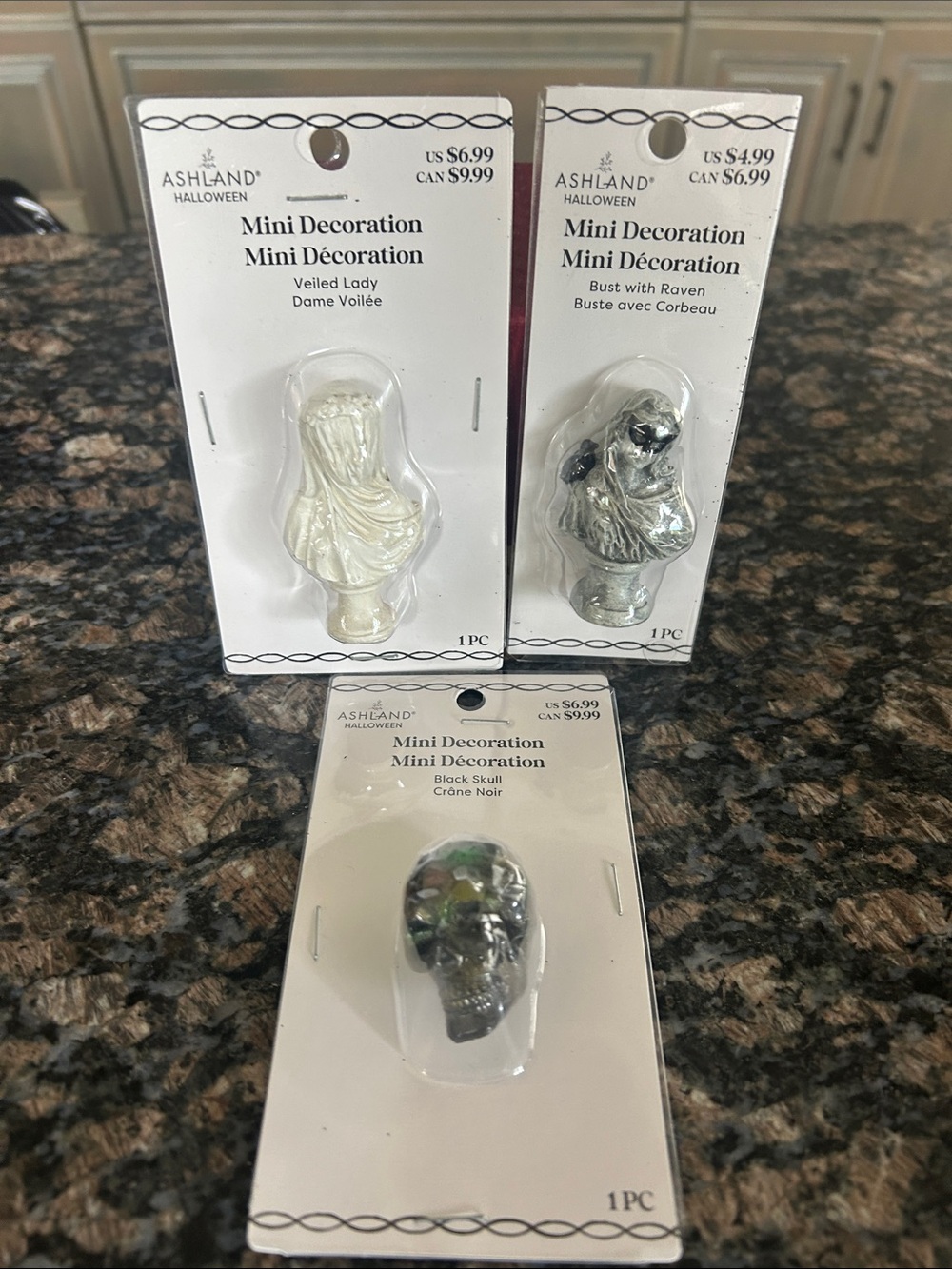 ASHLAND HALLOWEEN MINI DECORATION LOT OF 3 NWT